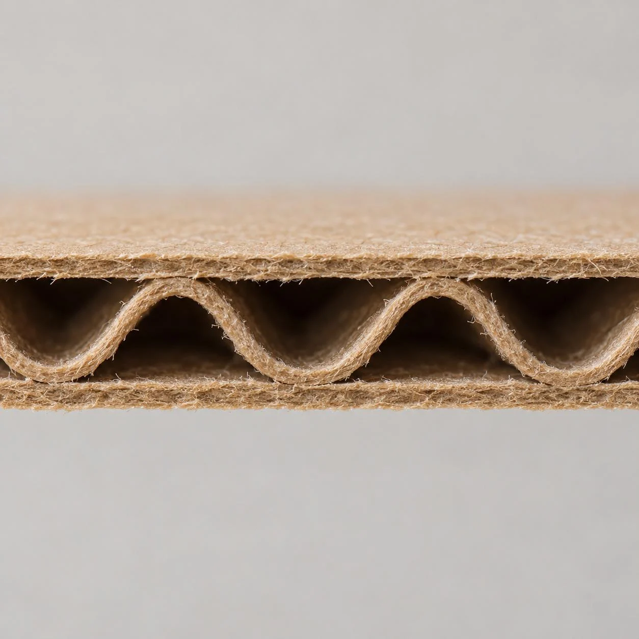 3-ply board: one wavy layer