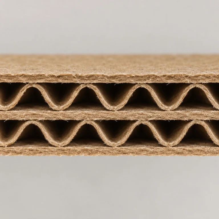 5-ply board: two wavy layers