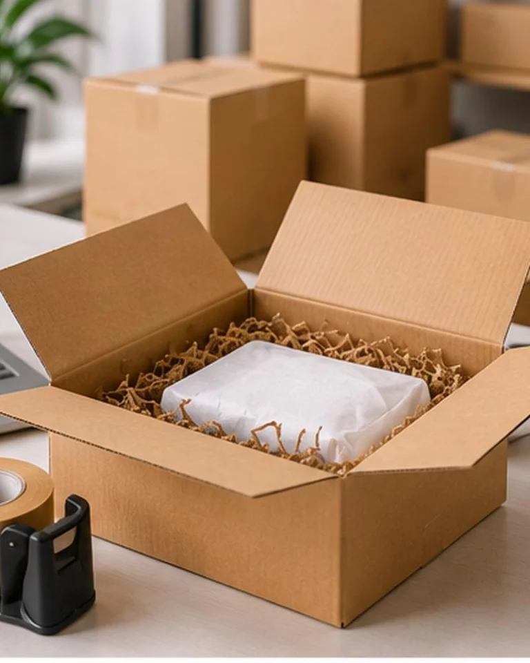 Packing online orders in mailer boxes